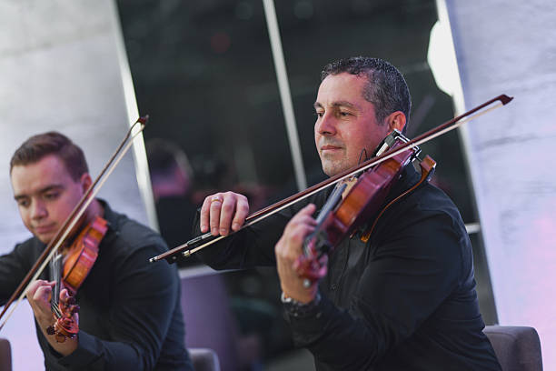istock Violinist Playing In a Live Music Session With Focused Expression and Bow Motion 2245483813