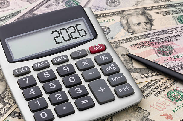 istock Calculator with money - 2026 2245484883