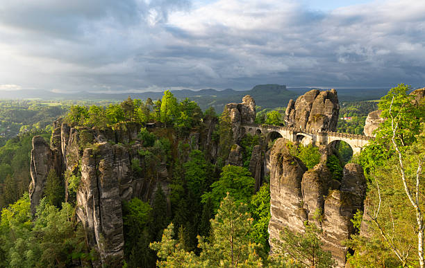 istock Bastei bridge in the Saxon Switzerland 2245490519