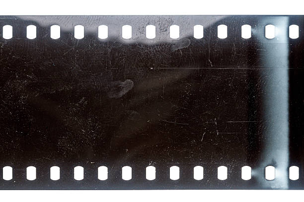 istock Dusty and grungy 35mm film texture or surface 2245497652