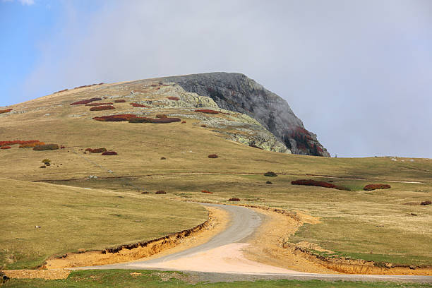 Photo of mountain top on beautiful day taken on Serbian mountain