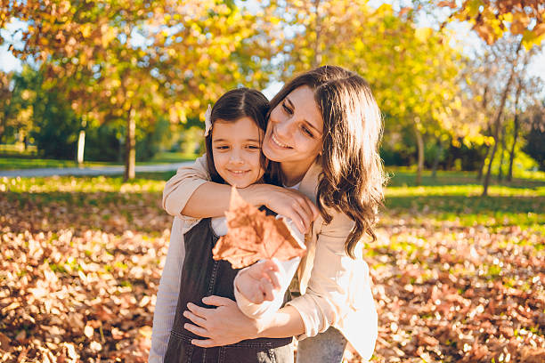 istock Mom with daughter enjoy in park 2245498042