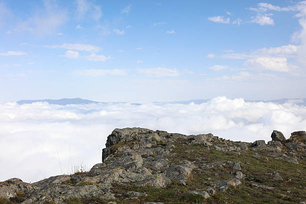 Beautiful cloudscape formation as seen from Giresun, Turkey