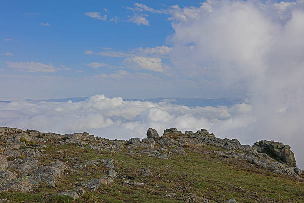 Beautiful cloudscape formation as seen from Giresun, Turkey