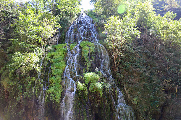 Water falls waterfalls in full nature