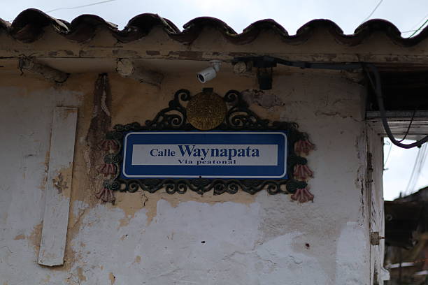istock beautiful street names in Cusco 2245501448