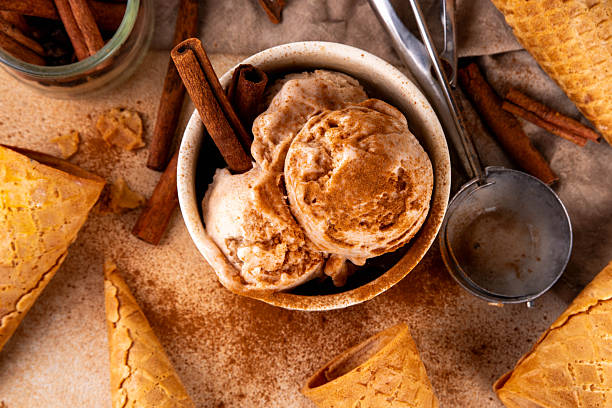 istock Homemade cinnamon spiced ice cream 2245504208