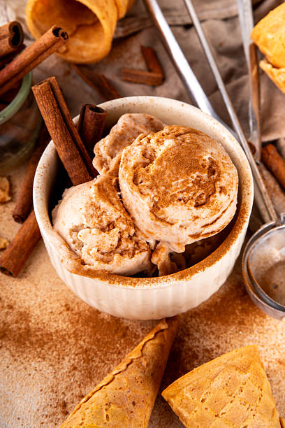 istock Homemade cinnamon spiced ice cream 2245504209