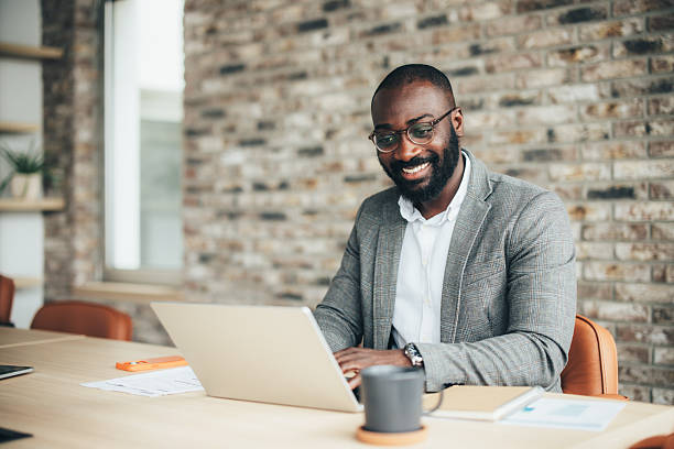 istock Successful male manager working in modern office 2245504785