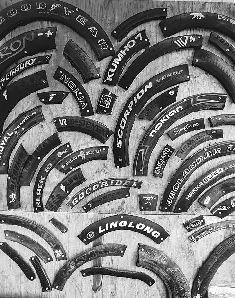 November 7, 2025, Lahti, Finland. Wheel parts with manufacturer brand names.