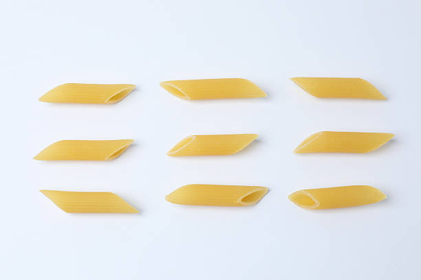 istock Raw pasta isolated on a white background, contour. 2245523393