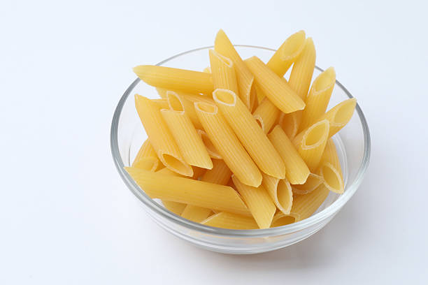 istock Raw pasta isolated on a white background, contour. 2245523395