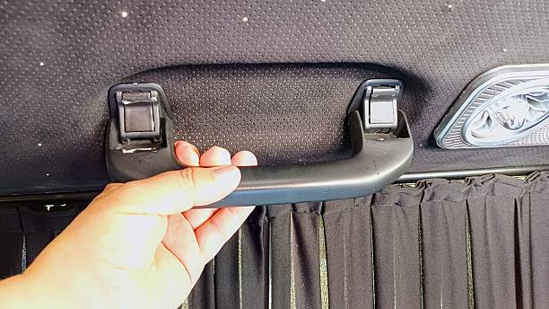 istock The door handle of a luxury car. 2245528809