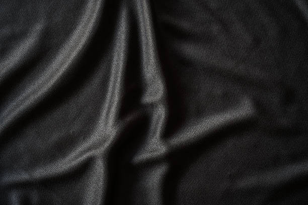 istock background of black shiny cloth texture can be use as background 2245543300