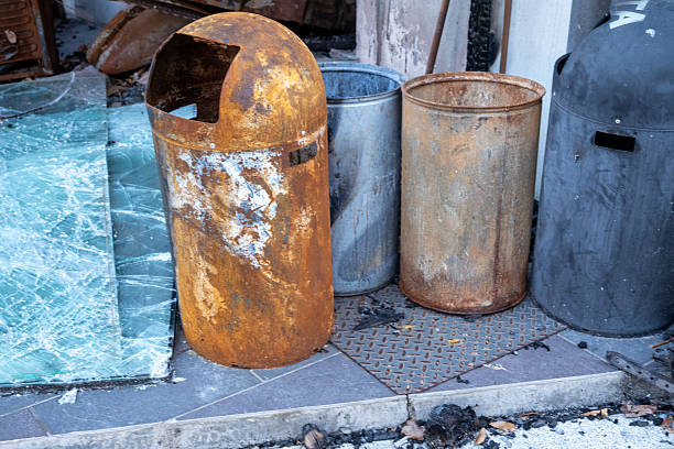 Garbage cans in Japanese parks