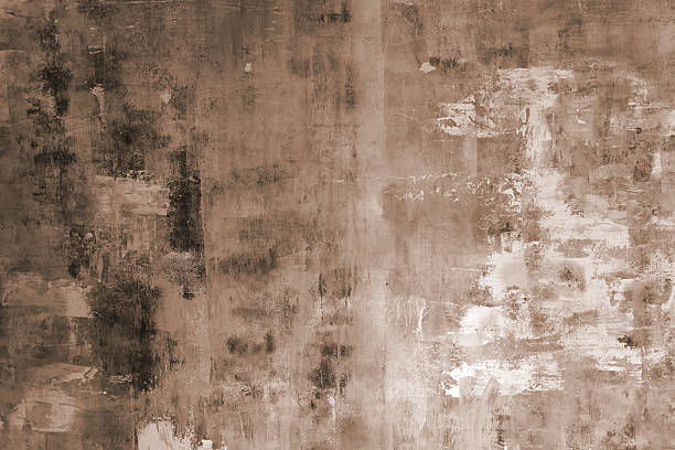 istock Abstract brown textured background with rough brush strokes and artistic grunge effect 2245551897