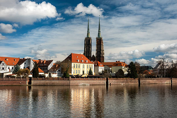 istock Amazing View On A Cathedral Island With Main Sightseeing In Wroclaw 2245552022