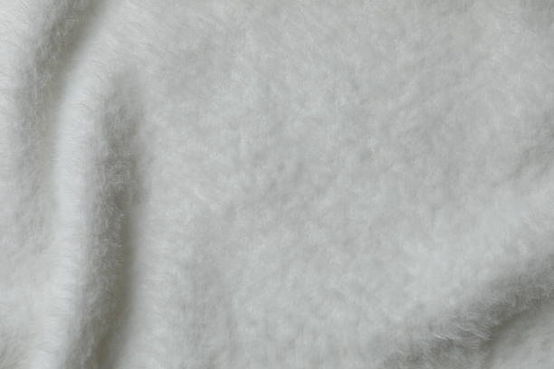 istock White cashmere fabric background. Top view 2245552959