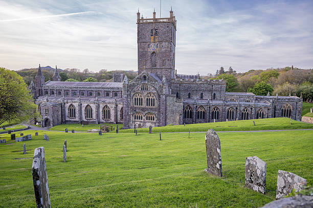 istock Historic St. David's Cathedral in Pembrokeshire. 2245554348