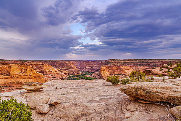 istock Canyon de Chelly vista with dramatic sky 2245554598