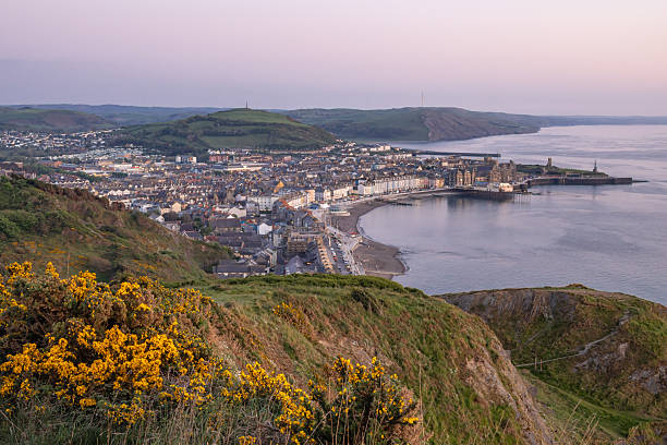 istock Sunset view of Aberystwyth from a nearby hill. 2245555303