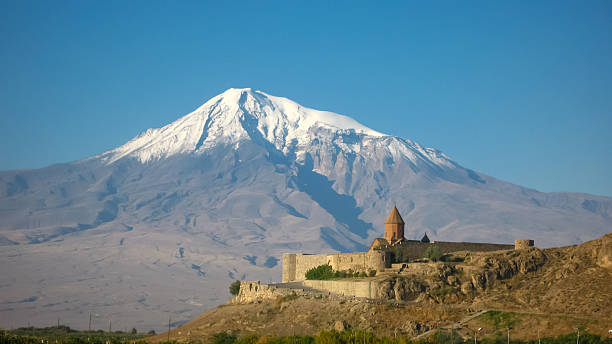 istock Ancient orthodox stone monastery  and church in Armenia 2245566887