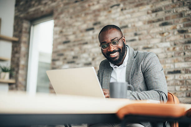 istock Successful male manager working in modern office 2245579131