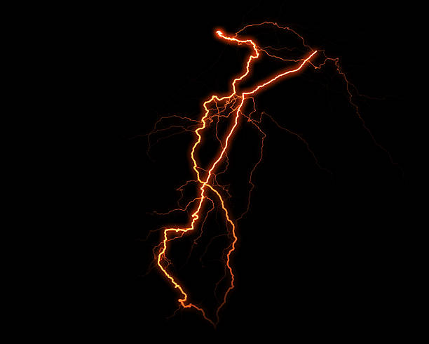 istock A powerful, luminous lightning bolt illuminates the dark, creating a striking visual of electrical discharge and raw energy. 2245587185