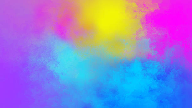 istock Cartoon comic confetti colorful background New Year's card 2245587355