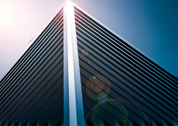 istock Blurred radial lines of Urban architectural 2245589142