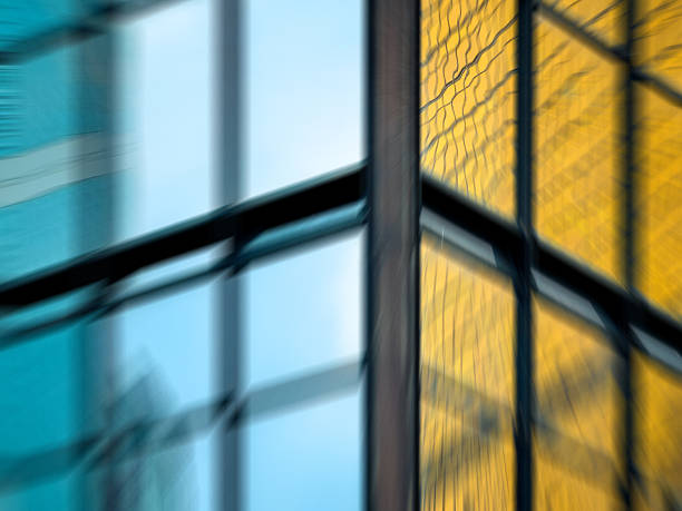 istock Blurred radial lines of Urban architectural 2245589269