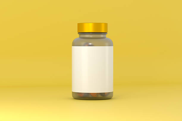 istock fish oil capsule bottle with capsules mockup 3d rendering 2245589527