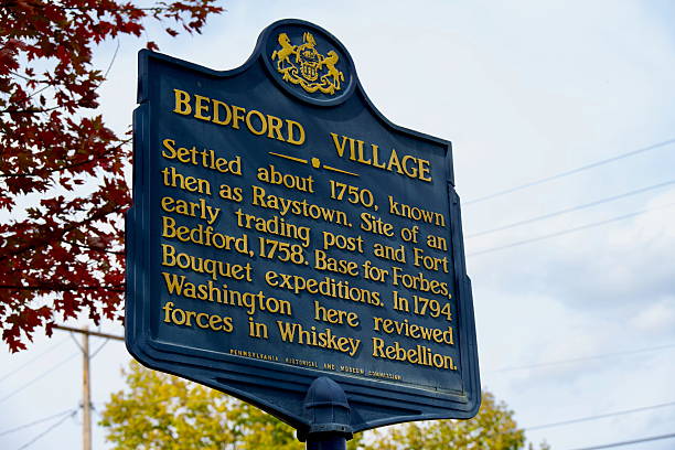 istock Historic Marker, Bedford, Pennsylvania (USA) 2245591974