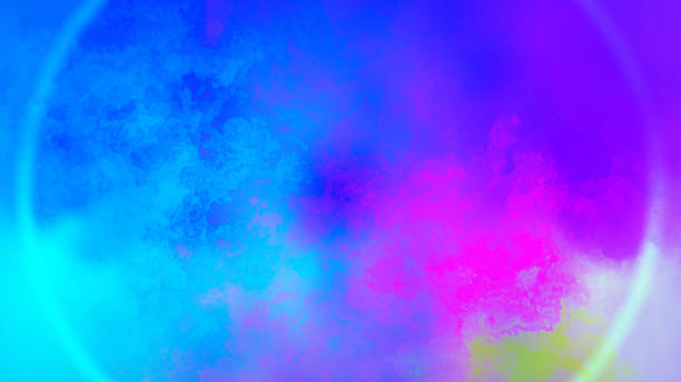istock Cartoon comic confetti colorful background New Year's card 2245594257