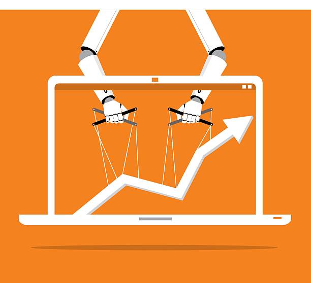 istock Puppeteer - stock market - Laptop 2245603847