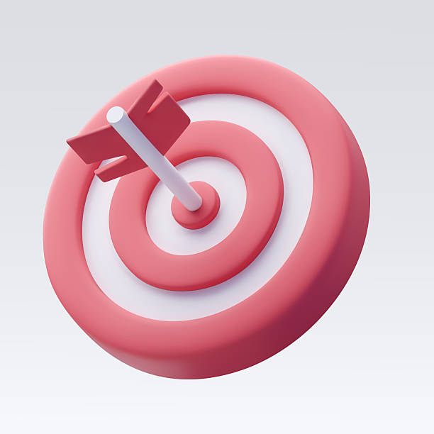 istock 3D Vector Target with Arrow for Business and Marketing Goal Concept 2245609981