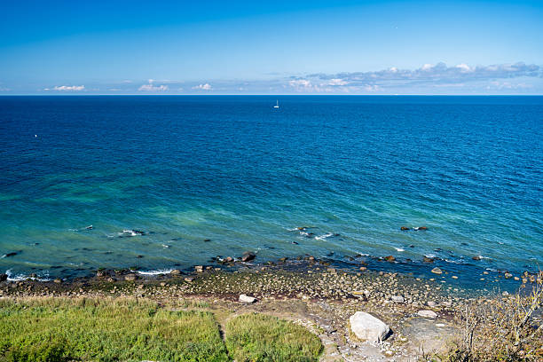 A view of the coast at Cape Arkona on the Baltic Sea