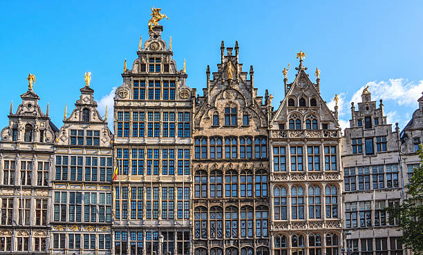 istock Guild halls on Antwerp, Belgium 2245614024