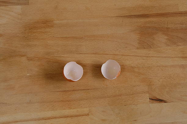 Easter Eggs Arranged Side By Side Over Black Background