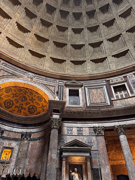 istock Pantheon’s Majestic Dome and Interior Oculus in Rome with Ancient Details 2245618640