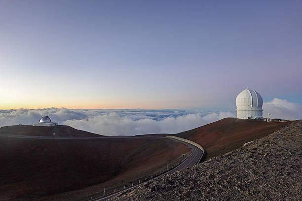 istock High mountain twilight with subtle earth shadow and layered color bands 2245619799
