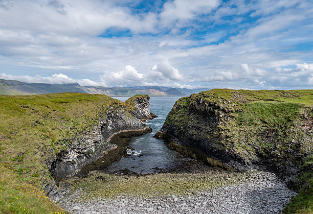 istock Arnarstapi basalt rocks  in atlantic ocean in Iceland 2245623703