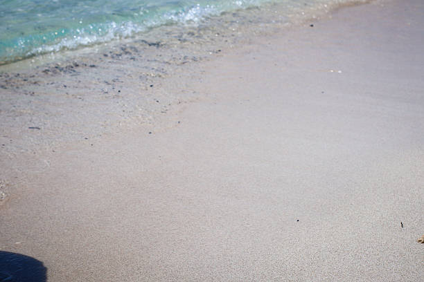White sand and pure clean beach