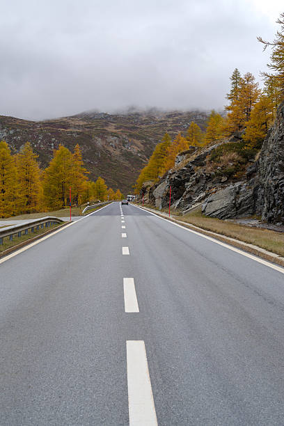 istock Mountain road at the Simplon pass in Switzerland 2245627664