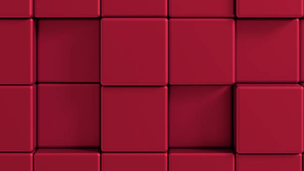 istock red cube background, 3d rendering of abstract cube background, wallpaper 4k video resolution 2245627722