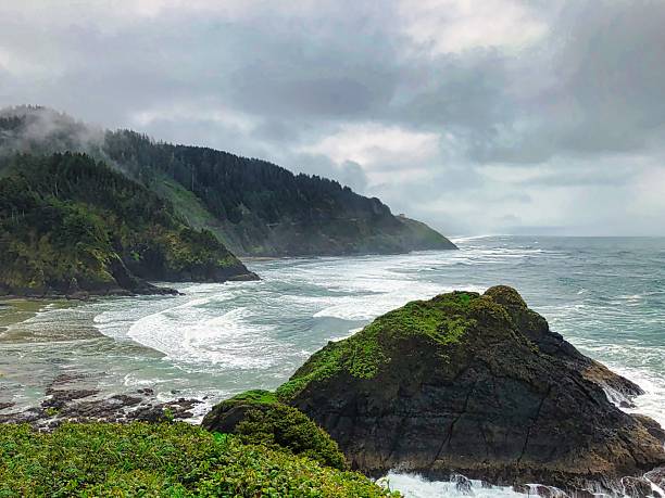 istock Cloudy Day Near Heceta Head on the Oregon Coast. 2245629263