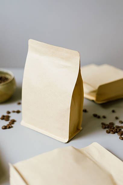 istock Brown kraft paper coffee bag 2245633197