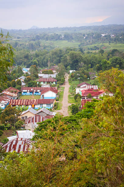istock Beautiful village in a valley 2245641613