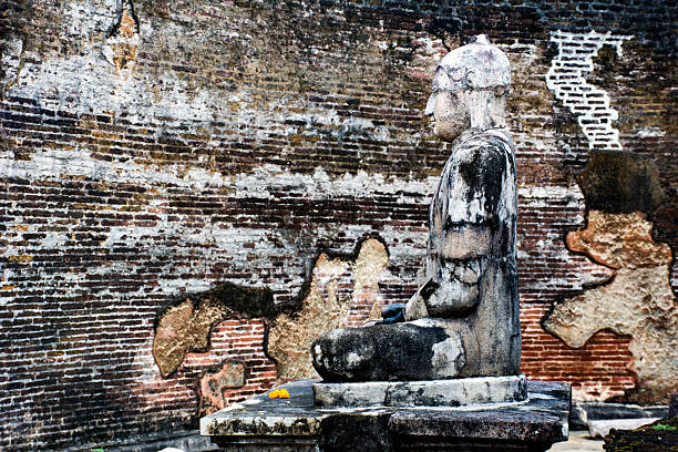 istock stone buddha statue at the vatadage sri lanka 2245647842