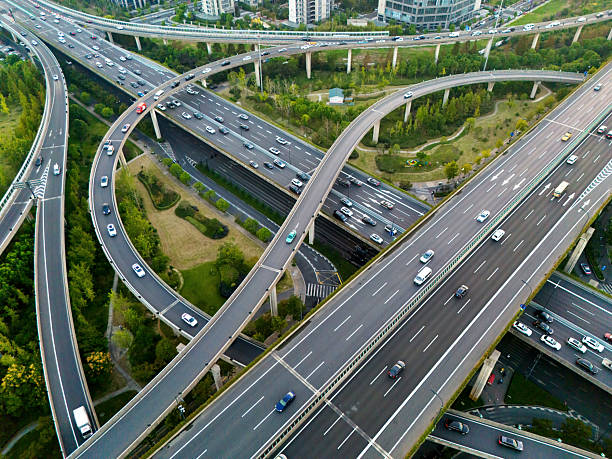 istock The city's ring road at sunset 2245648652